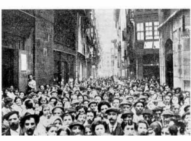 Primera gran huelga minera de Euskal Herria