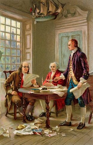 Treaty of Paris is signed, officially recognized the independence of the United States
