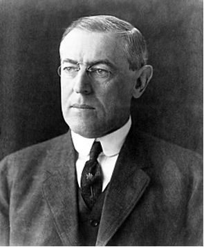 Proclamación de los Catorce Puntos del presidente Americano Woodrow Wilson.