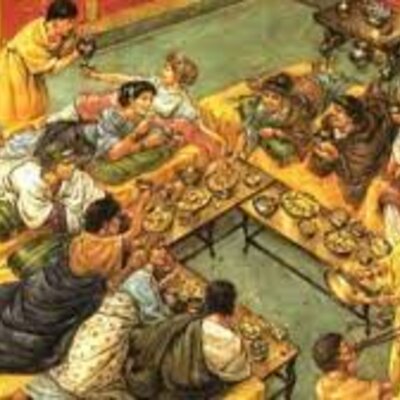 Timeline: El arte de servir los alimentos. Línea del tiempo