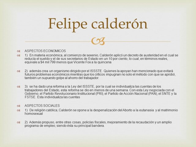 MODELO ECONOMICO DE FELIPE CALDERON (l mantenimiento de la estabilidad macroeconómica y el mejoramiento de la calidad de vida de los mexicanos.)