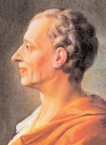 I libri di Montesquieu.