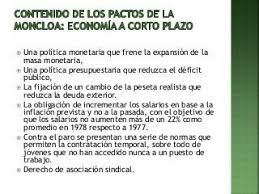 LOS PACTOS DE MONCLOA
