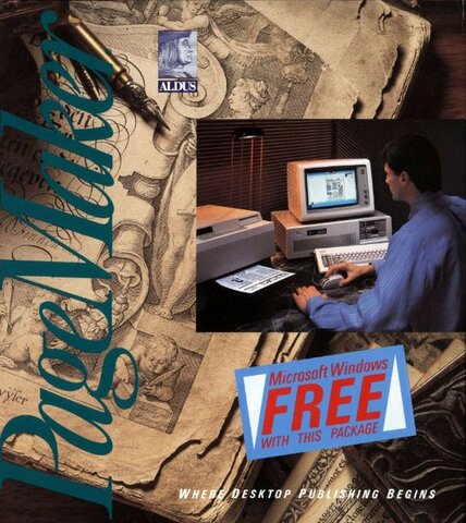 Aldus anuncia PageMaker