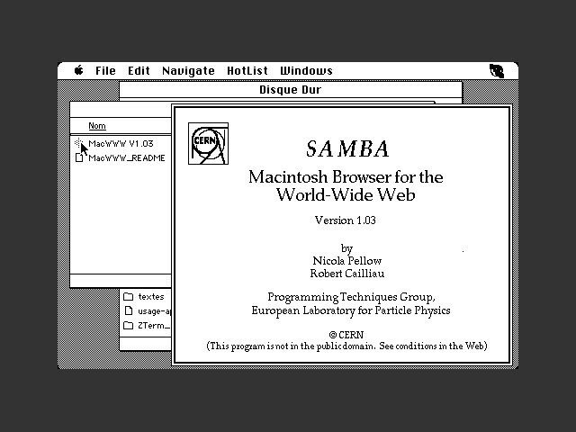 Primer navegador para MAC