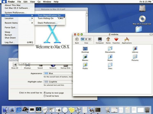 Se lanza Mac OS X