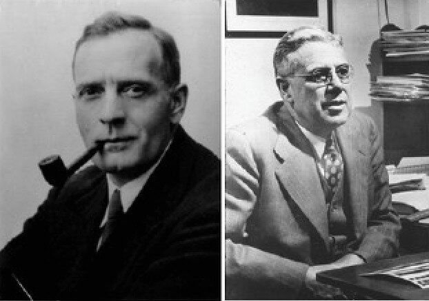Edwin Hubble y Milton Humason