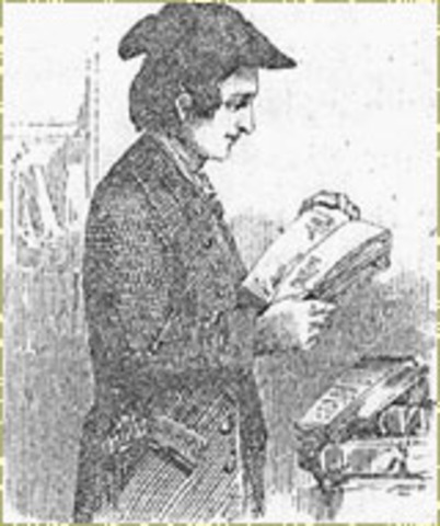 Is persuaded by Governor Keith to establish himself independently, and goes to London to buy type; works at his trade there, and publishes "Dissertation on Liberty and Necessity, Pleasure and Pain."