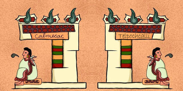 Antecedentes en Mesoamérica: Calmécac y Telpochcalli