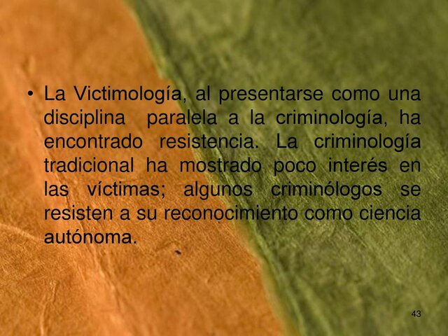 LA VICTIMA EN LA CRIMINOLOGIA TRADICIONAL