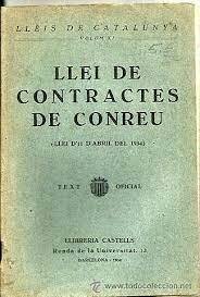 Contrareforma del nou govern (Llei de Contractes i Conreus)
