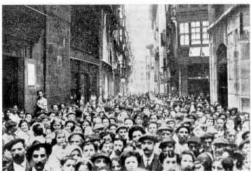 Se produce la primera huelga minera de Bilbao