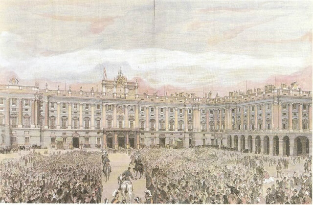 LLegada al trono de Alfonso XII