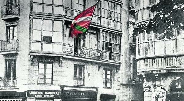 Inaguración del Euskeldun Batzokija