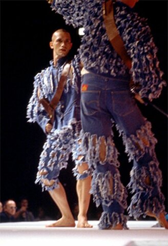1991 Spring/Summer collection 'Cut i and slash/ Pitti uomo'