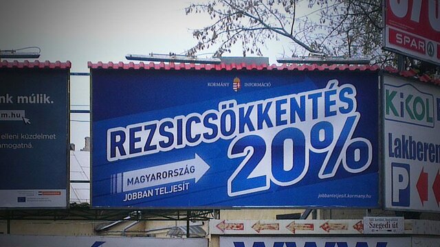Rezsiár csökkentés