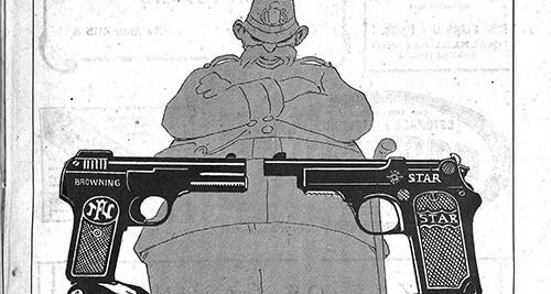 Creación de los sindicatos libres, que practicarán el pistolerismo contra los trabajadores