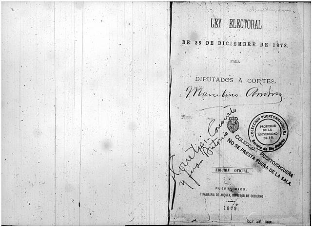 Ley electoral.