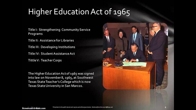 Higher Education Act of 1965