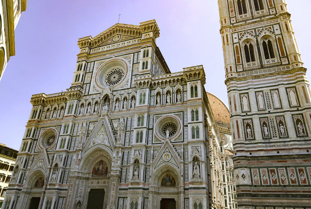 San Lorenzo de Florencia (nave central), de Brunelleschi.