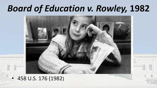 Board of Education of Hendrick Hudson Central School District v. Rowley