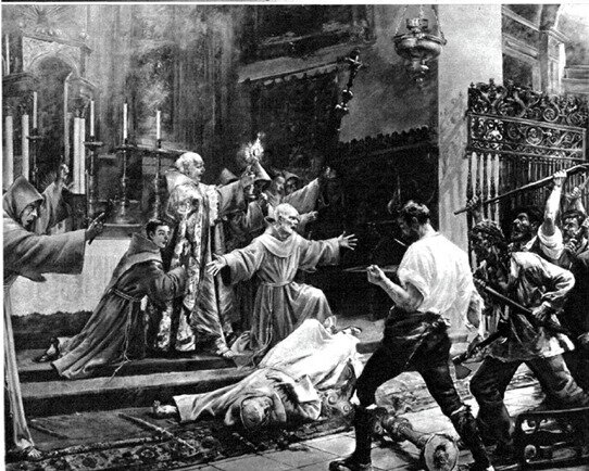 Matanza de frailes en Madrid