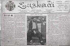 Primer número de Euzkadi