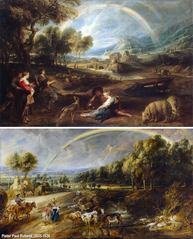 Arcobaleno nel Barocco