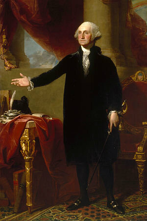 George Washington is elected president of the United States (1789-1797)