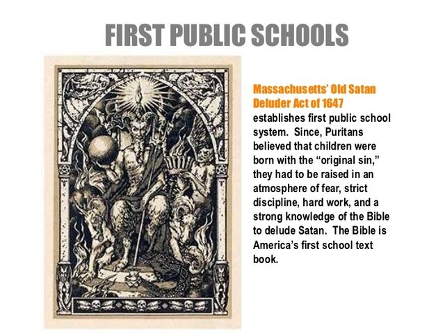 Old Deluder Satan Law of 1647