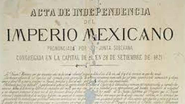Acta de Independencia del Imperio Méxicano