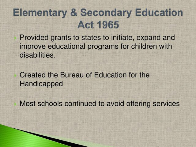 Elementary and Secondary Education Act
