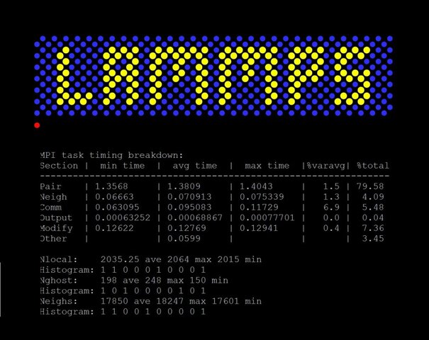 LAMMPS (“Large-scale Atomic/Molecular Massively Parallel Simulator”)