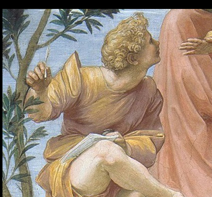 Raffael, Parnass, Ennius