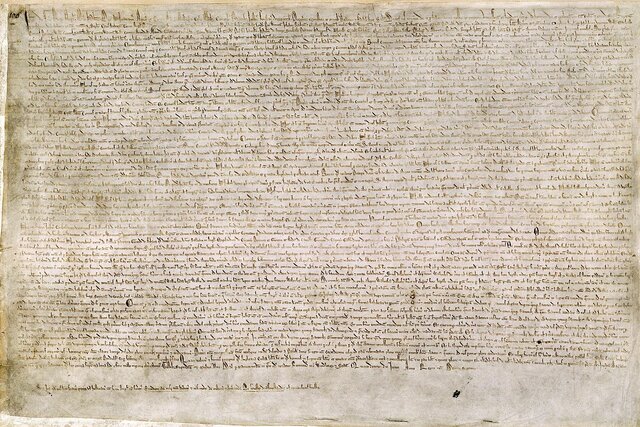 King John signs the Magna Carta
