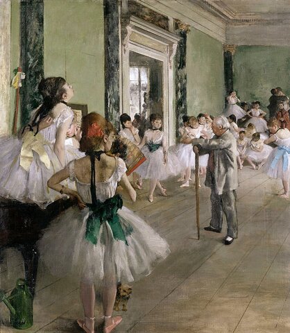 La Classe de danse par Edgar Degas