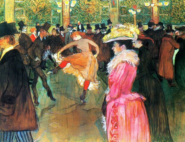 La Danse au Moulin Rouge par Henri de Toulouse-Lautrec