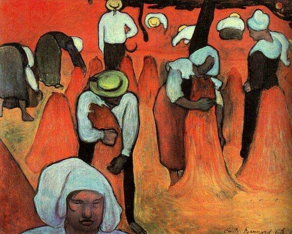 La Moisson par Émile Bernard