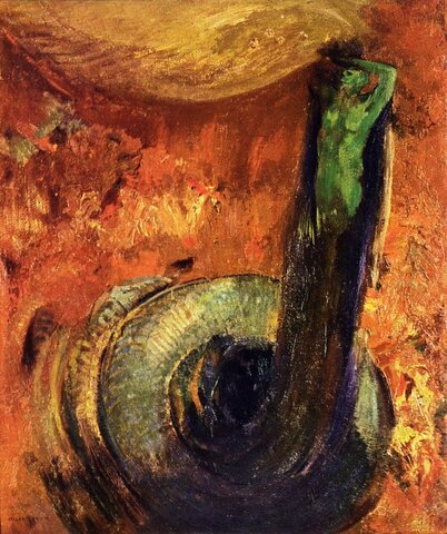 La Mort verte par Odilon Redon