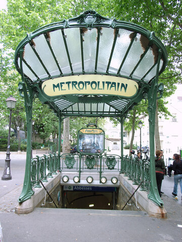 Bouches de métro par Hector Guimard