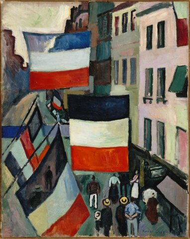 La Rue pavoisée par Raoul Dufy