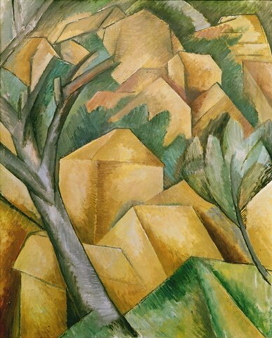 Maisons à l'Estaque par Georges Braque