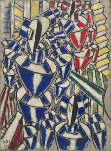 La Sortie des Ballets russes par Fernand Léger