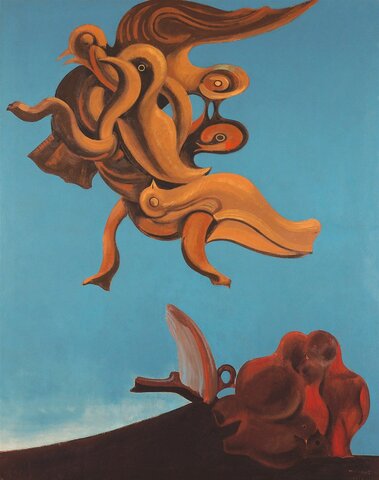 Monument aux oiseaux par Max Ernst