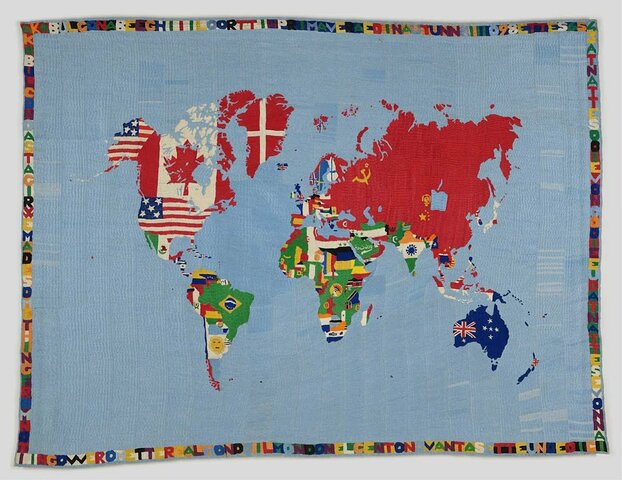 Mappa par Alighiero Boetti