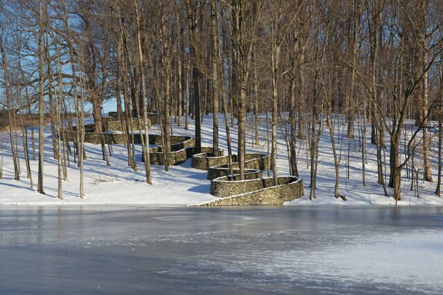 Storm King Wall par Andy Goldsworthy