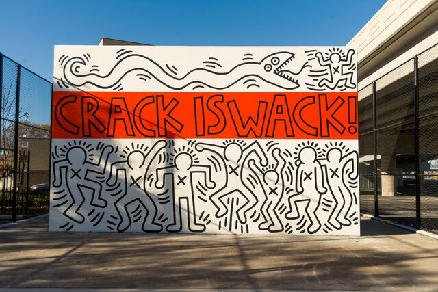 Crack is Wack par Keith Haring