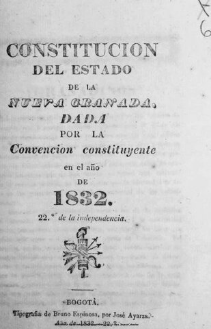 Constitución de la República de Nueva Granada
