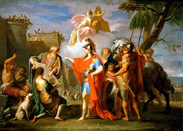 La fundación de Alejandría