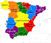 Organización española en provincias